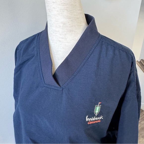 Vintage! Elements Haley Innisbrook Golf Club Swish V-Neck Pull-Over - Navy - Picture 8 of 10